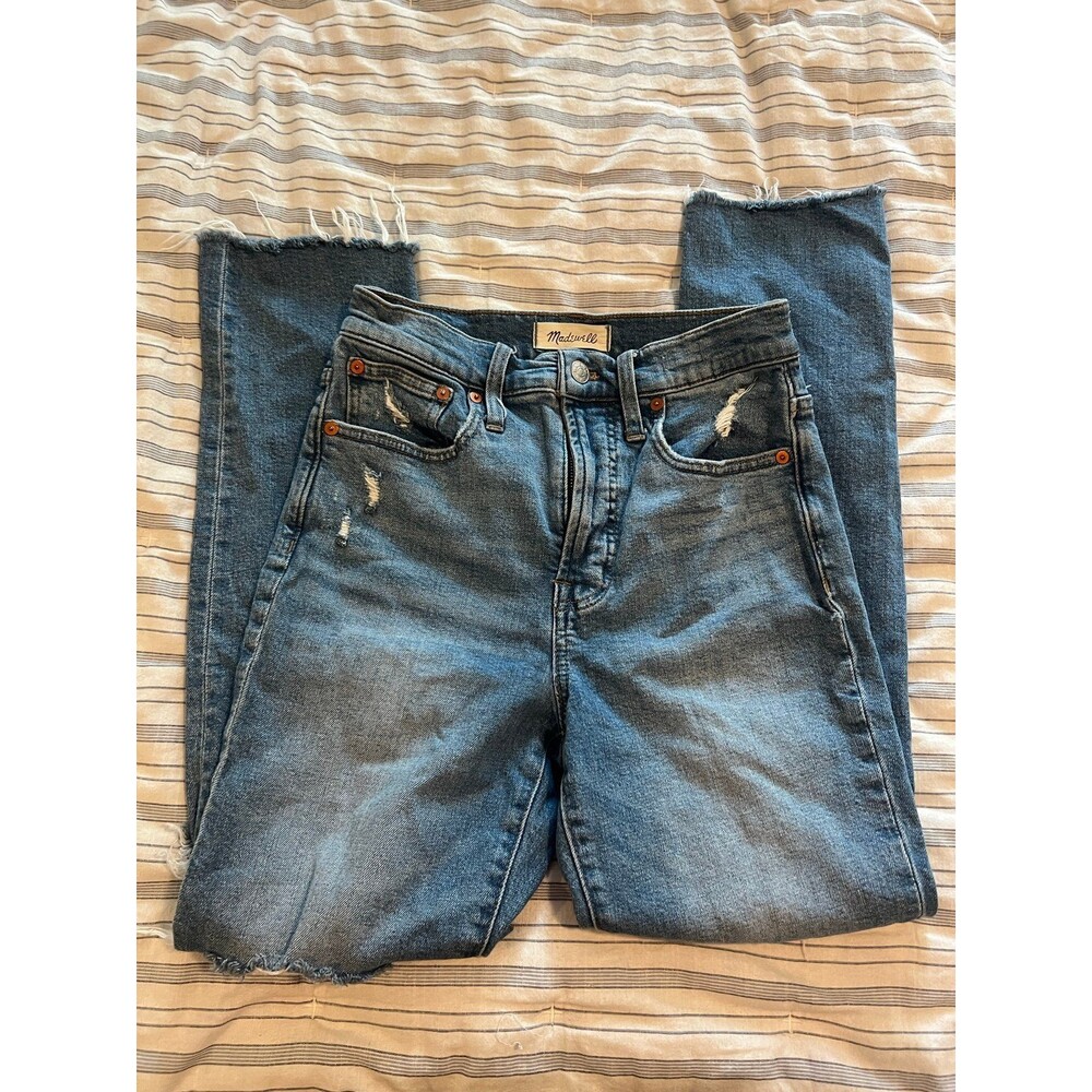 Madewell The Perfect Vintage Jean Distressed Denim Women’s Size 25